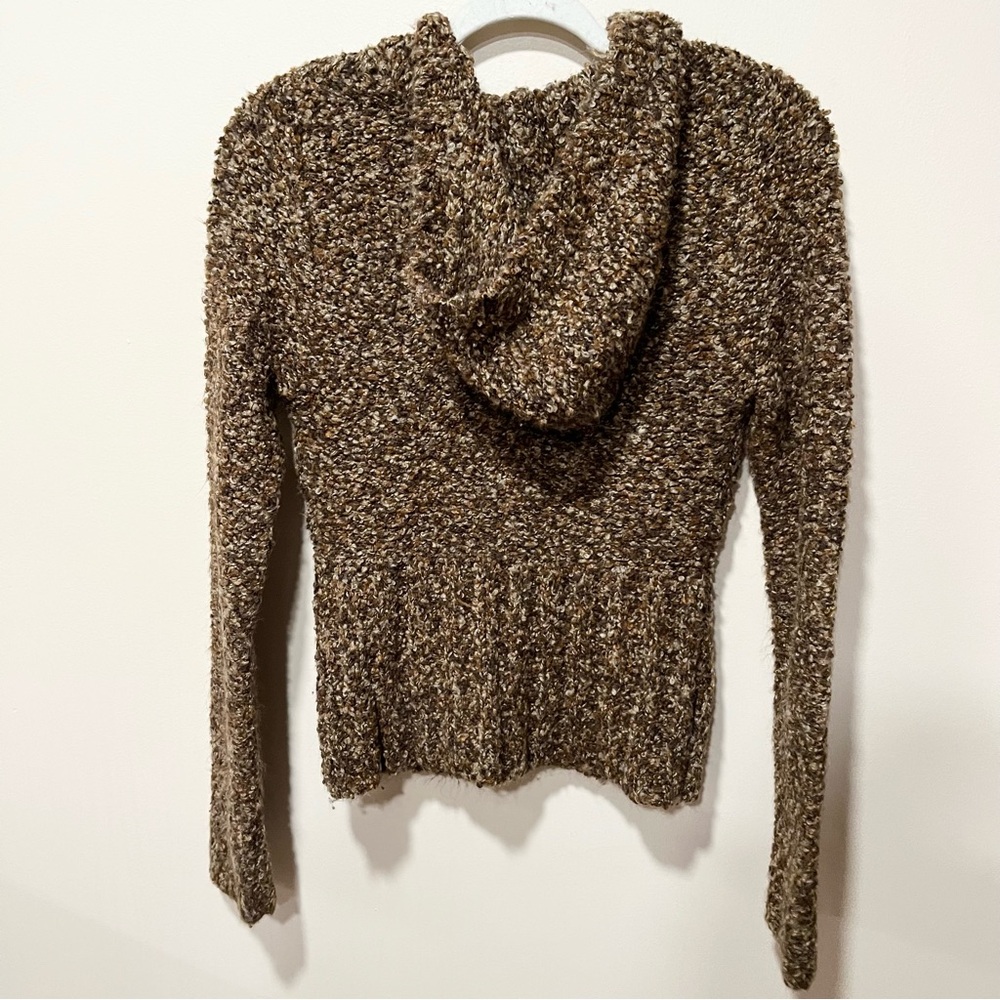 BKE comfy warm cardigan sweater with hood - Picture 3 of 4